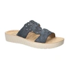 Easy Street Womens Taj Slide Sandals In Blue
