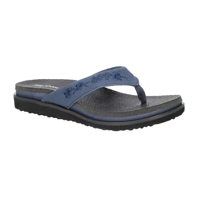 Easy Street Womens Wanderlust Slide Sandals In Blue