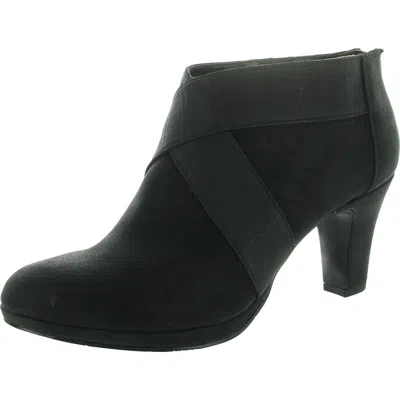 EASY STREET WOMENS ZIPPER MAN MADE ANKLE BOOTS