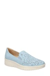 Easy Street Ying Perforated Slip-on Sneaker In Light Blue