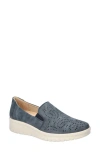 Easy Street Ying Perforated Slip-on Sneaker In Navy