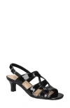 Easy Street Como Strappy Sandal In Black Patent