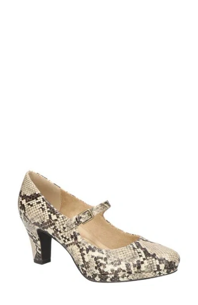 Easy Street Zest Mary Jane Platform Pump In Multi