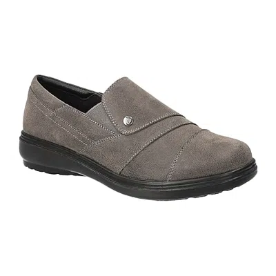 Easy Street Zilla Womens Round Closed Toe Slip-on Shoe In Gray