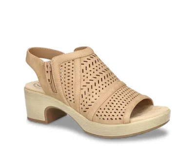 Easy Works By Easy Street Womens Evan Heeled Sandals In Neutral