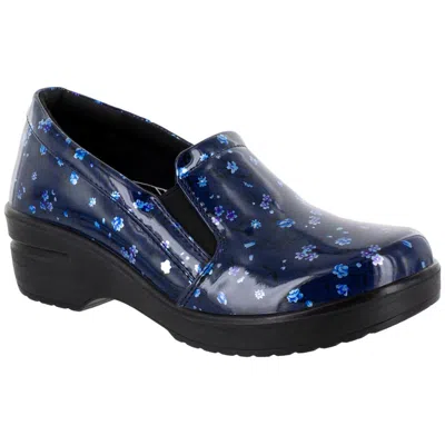 Easy Works By Easy Street Leeza Womens Padded Insole Manmade Clogs In Multi