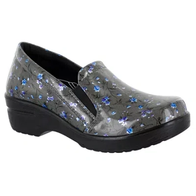 Easy Works By Easy Street Leeza Womens Round Slip-on Shoe In Gray