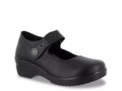 Easy Works By Easy Street Letsee Mary Jane Work Shoe In Black