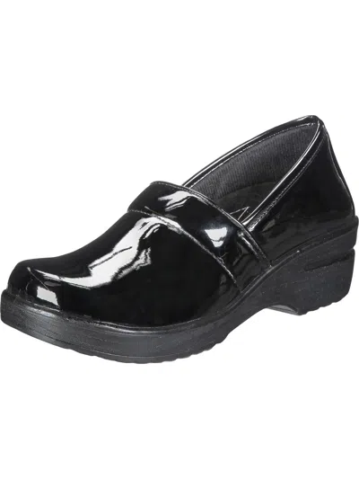 Easy Works By Easy Street Lyndee Womens Comfort Insole Arch Support Clogs In Black