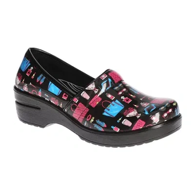 Easy Works By Easy Street Lyndee Womens Round Clogs In Multi