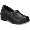 Easy Works By Easy Street Lyndee Womens Slip Resistant Manmade Clogs In Black