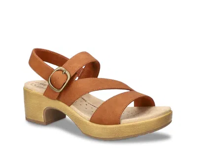Easy Works By Easy Street Marnina Sandal In Brown