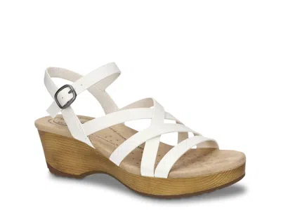 Easy Works By Easy Street Monroe Platform Sandal In White
