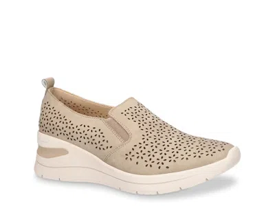 Easy Works By Easy Street Nottingham Slipon Sneaker In Brown