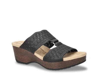 Easy Works By Easy Street Rin Sandal In Blue