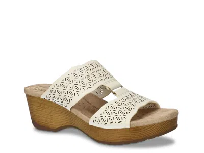 Easy Works By Easy Street Rin Sandal In White