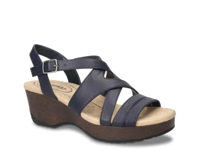 Easy Works By Easy Street Rosella Sandal In Blue