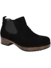 Easy Works By Easy Street Surething Womens Slip-resistant Casual Ankle Boots In Black