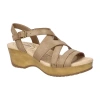 Easy Works By Easy Street Womens Rosella Wedge Sandals In Neutral
