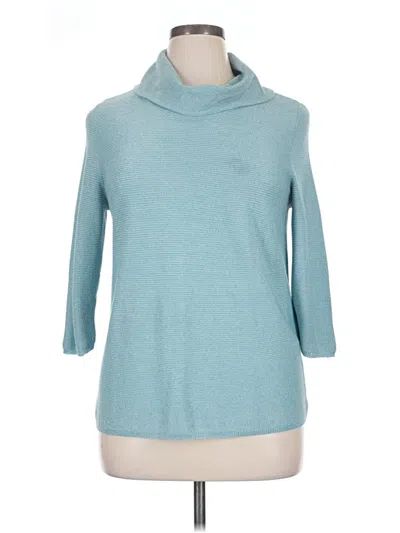 Pre-owned Easywear By Chico's 3/4 Sleeve T-shirt In Teal