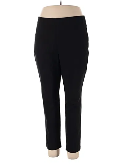 Pre-owned Easywear By Chico's Active Pants In Black