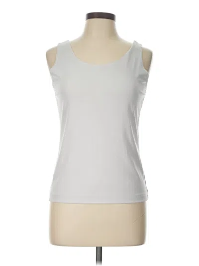 Pre-owned Easywear By Chico's Active Tank Top In Ivory