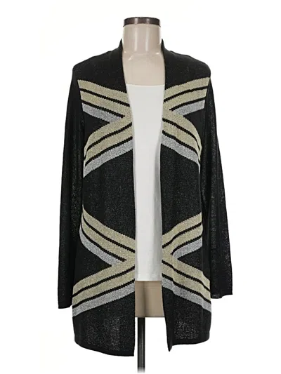 Pre-owned Easywear By Chico's Cardigan Sweater In Gray
