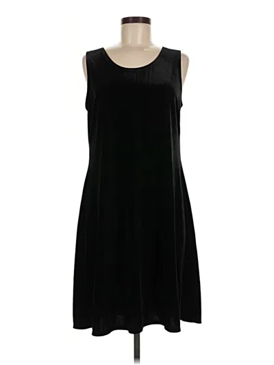 Easywear By Chico's Casual Dress In Black