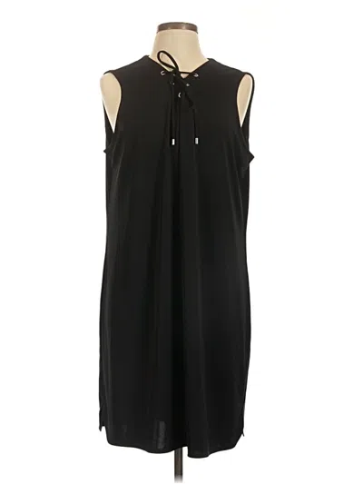 Pre-owned Easywear By Chico's Casual Dress In Black