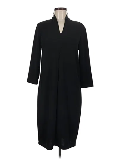 Pre-owned Easywear By Chico's Casual Dress In Black