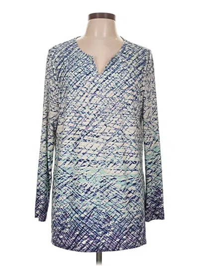 Pre-owned Easywear By Chico's Casual Dress In Blue