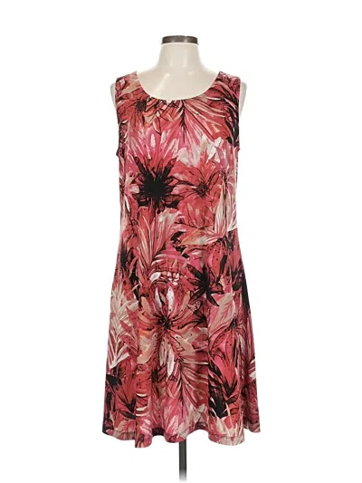 Pre-owned Easywear By Chico's Casual Dress In Pink