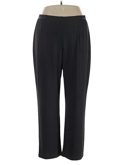 Pre-owned Easywear By Chico's Casual Pants In Black