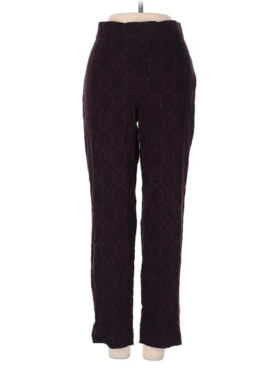 Pre-owned Easywear By Chico's Casual Pants In Burgundy