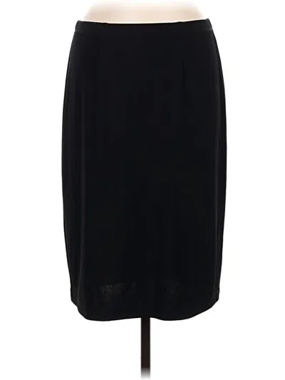 Pre-owned Easywear By Chico's Formal Skirt In Black