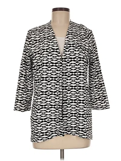 Pre-owned Easywear By Chico's Kimono In Black