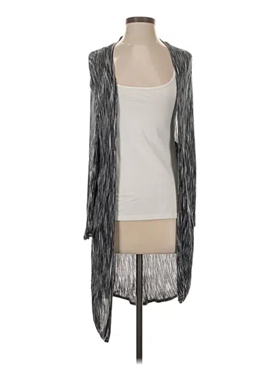 Pre-owned Easywear By Chico's Kimono In Gray