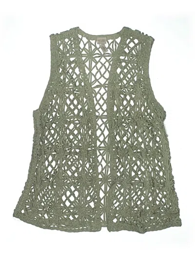 Pre-owned Easywear By Chico's Swimsuit Cover Up In Green