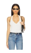 Eaves Alder Knit Halter In Ivory