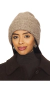Eaves Alina Beanie In Heather Brown