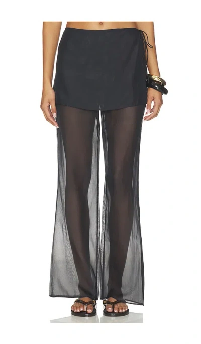 Eaves Anaia Apron Pant In Black