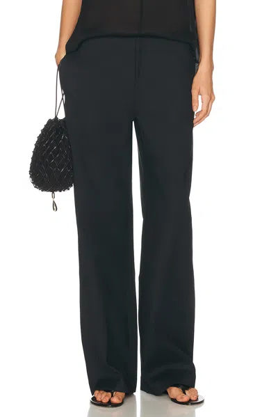 Eaves Ari Compact Suiting Pant In Black