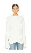 Eaves Asher Crewneck Sweater In 象牙白