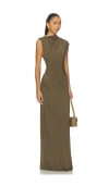 Eaves Auda Gown In Green
