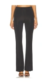 Eaves Loretta Silk Pants In Black
