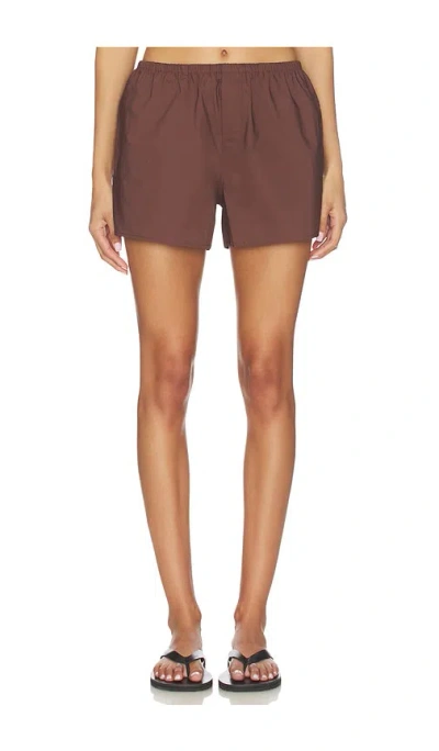 Eaves Aven Short In Brown
