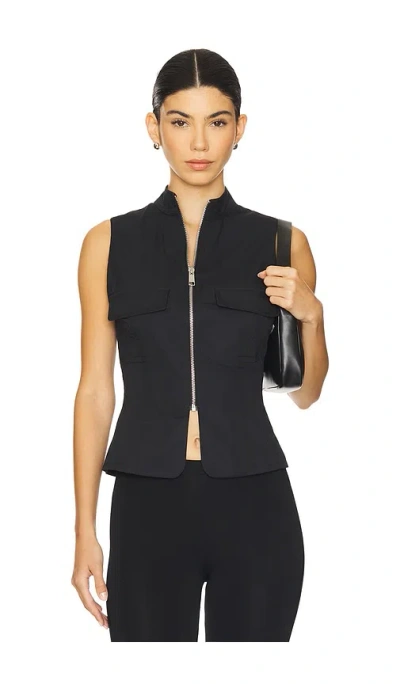 Eaves Aven Vest Top In Black