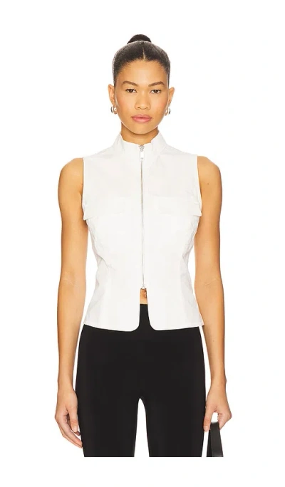 Eaves Aven Vest Top In White