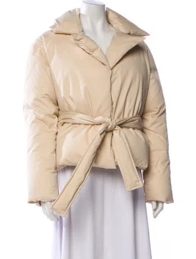 Pre-owned Eaves Biker Jacket In Neutral