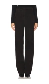 Eaves Blanca Suede Pants In Black